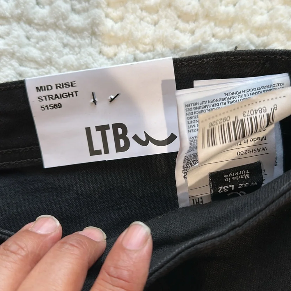 Men's LTB regular jeans Hollywood in black